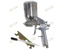 2.0 Gravity Feed Air Spray Gun Automotive Painting Tool Painter's Pneumatic Gun